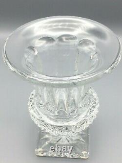 Saint-Louis Crystal Clear Versailles Vase 8 Made In France Excellent