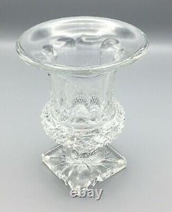 Saint-Louis Crystal Clear Versailles Vase 8 Made In France Excellent