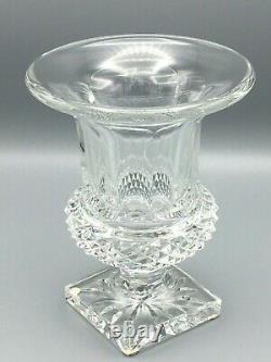 Saint-Louis Crystal Clear Versailles Vase 8 Made In France Excellent