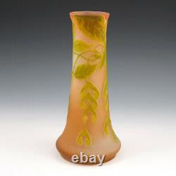 Signed Galle Cameo Glass Vase c1905