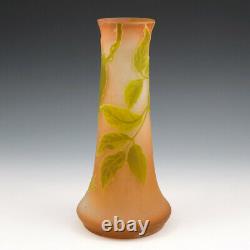 Signed Galle Cameo Glass Vase c1905