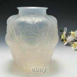 Signed Rene Lalique Domremy Vase Marcilhac 979