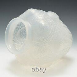 Signed Rene Lalique Domremy Vase Marcilhac 979