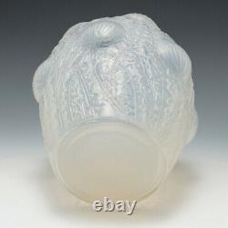 Signed Rene Lalique Domremy Vase Marcilhac 979