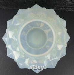 Signed Rene Lalique Nivernais Art Deco Opalescent Glass Vase No 1005 Circa 1927