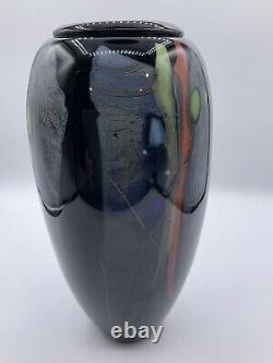 Stunning Claude Monod (1944-1990) France Art Glass Vase 11 RARE