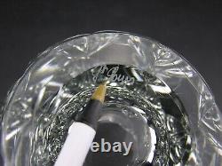 Stunning Heavy Signed St. Louis Crystal 9 Vase French France Cut Glass Faceted