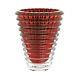 Stunning NEW Baccarat Red Small Eye Vase-Retail $570