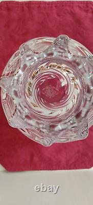 Stunning Vase Cristalleries de Vannes-le-Châtel French Vintage MCM