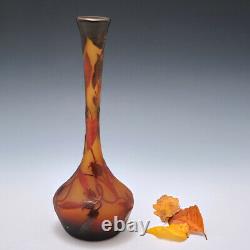 Three Colour Cameo d'Argental Vase By Paul Nicolas c1920