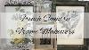 Transforming Plain Frames Into Vintage French Country Treasures Diy Budget Makeover