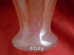 VERLYS, ANTIQUE FRENCH GLASS VASE, SIGNED, 1930s YEARS