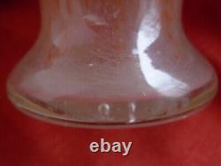 VERLYS, ANTIQUE FRENCH GLASS VASE, SIGNED, 1930s YEARS