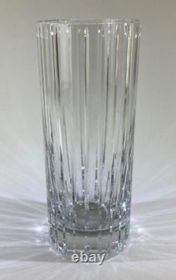 VTG Baccarat France Crystal 11.5 Round Star Burst Vase