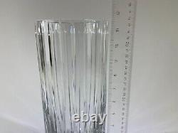 VTG Baccarat France Crystal 11.5 Round Star Burst Vase
