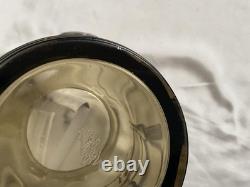 Verlys France Vase The Dancers Art Deco 1930's Smoke Glass Engraved Antique