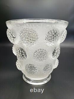 Verlys Les Cabochon VASE French Art Glass Vase 1930s