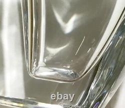 Very rare French Baccarat design glass vase, Mid Century Modern