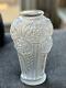 Vintage Art Deco French Frosted Glass Vase 10 Made in France