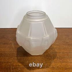 Vintage Art Deco Vase Vercais Le Verre Francais Schneider France Signed