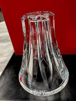 Vintage Baccarat Heavy Cut Crystal 10 French Vase, Brigitte Pattern-MIB