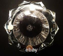 Vintage Baccarat Heavy Cut Crystal Vase Brigitte Pattern 10 France