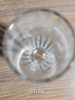 Vintage French Baccarat Crystal Harmonie Pattern 7 Bud Vase France Art glass