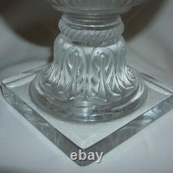 Vintage Lalique Crystal Versailles Large Vase Glass Urn 14 Tall France 19lbs