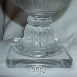 Vintage Lalique Crystal Versailles Large Vase Glass Urn 14 Tall France 19lbs