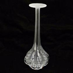 Vintage Lalique France Crystal Marie-claude Vase, 13, Signed