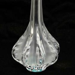 Vintage Lalique France Crystal Marie-claude Vase, 13, Signed