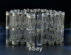 Vintage Paris Tse & Tse Tubular Adjustable Hinged Glass Flower Vase France