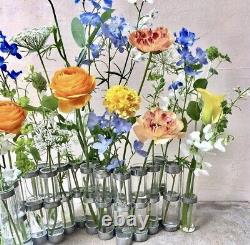 Vintage Paris Tse & Tse Tubular Adjustable Hinged Glass Flower Vase France