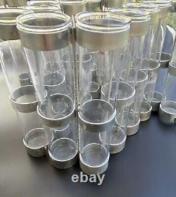 Vintage Paris Tse & Tse Tubular Adjustable Hinged Glass Flower Vase France