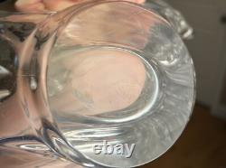 Vintage Vannes Le Chatel French Crystal Glass Vase