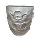 Vtg French Sculpted Lalique-Style Figural Cherub Angel Frosted Glass Vase 9