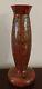 WOW Antique Legras Aventurine Red & Green Gilt Decorated French Art Glass Vase